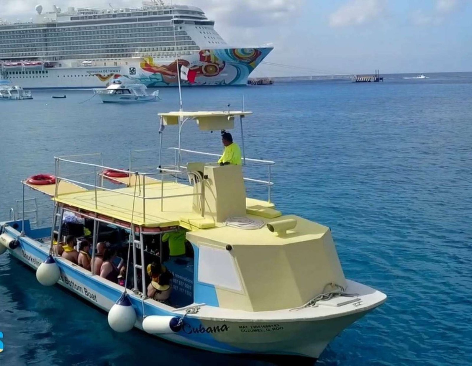 Premium Glass Bottom Boat Snorkeling Tour